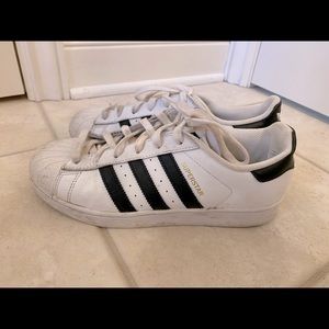 Adidas Superstars size 8